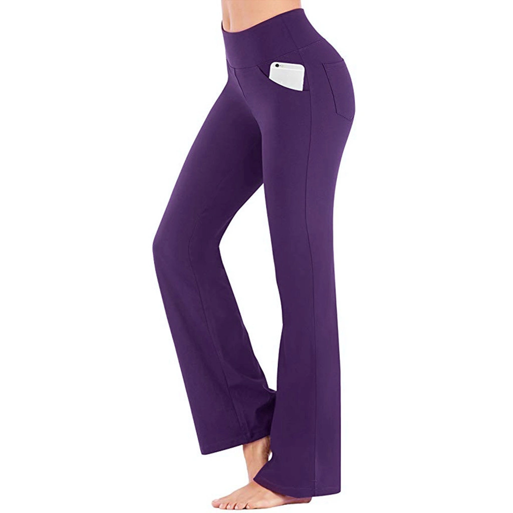 Europe and The United States New Micro Wide Leg Trousers High Waist Casual Yoga Pants for Girls