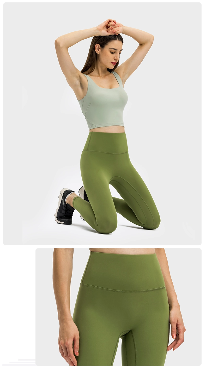 New No Front Seam High Waist Yoga Pants for Gym Fitness Workout Sweatpants Women