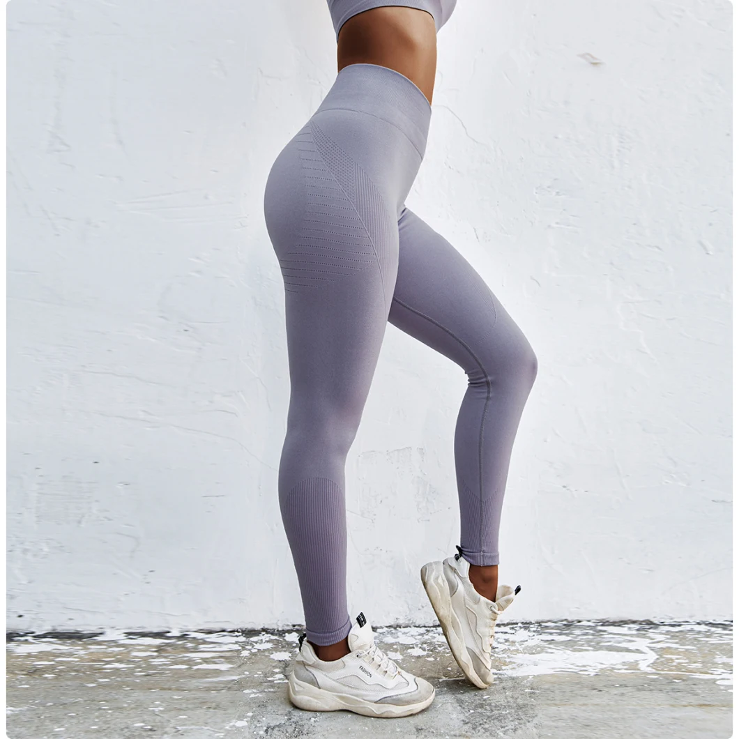 Yoga Wear Hip Lifting High Waist Leggings Running Fitness High Strength Tight XL Seamless Yoga Bra Sports Suit for Women