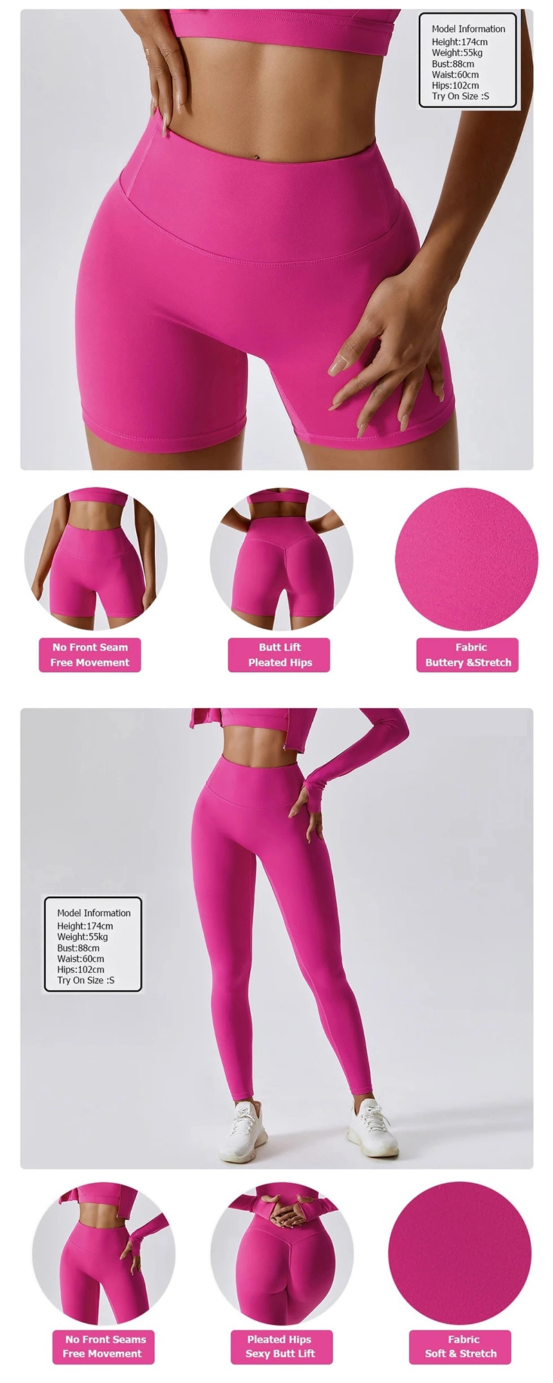 New Arrival 2/3/4PCS Sexy Running Workout Clothes for Women, Custom Logo Fitness Yoga Set Butt Lifting Shorts + Leggings + Gym Bra + Zipper Jacket Activewear